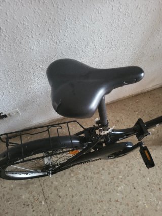Bicicleta Plegable Negra