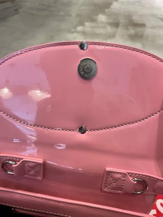 Bolso Diesel Rosa y Dorado