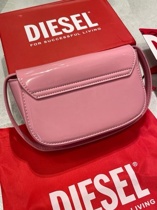 Bolso Diesel Rosa y Dorado
