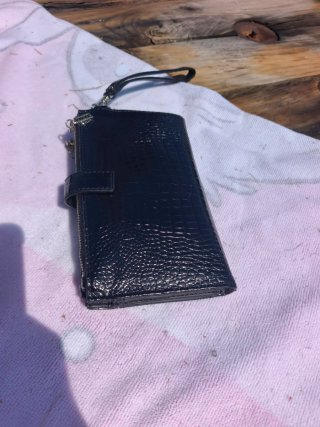 Cartera Guess Negra Cocodrilo