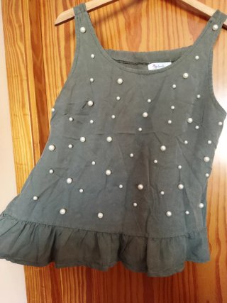Blusa perlas