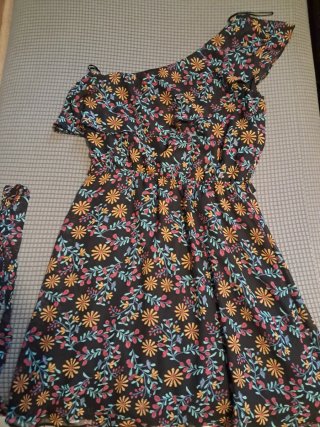 Vestido mujer asimetrico