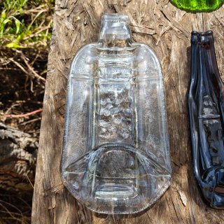Botellas de vidrio Fusing