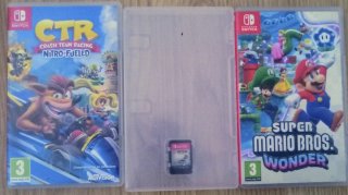 Juegos Nintendo Switch: CTR y Super Mario Bros. Wo