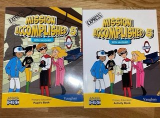 Libro y cuaderno de ingles 5º de primaria