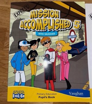 Libro y cuaderno de ingles 5º de primaria