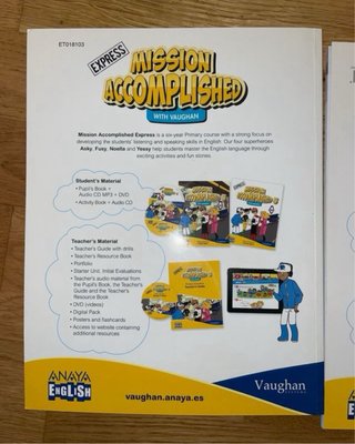 Libro y cuaderno de ingles 5º de primaria