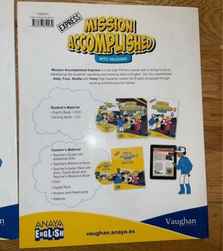 Libro y cuaderno de ingles 5º de primaria
