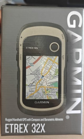GPS Garmin eTrex 32x + Tarjeta SD 32GB