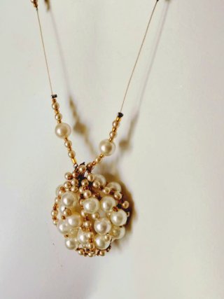 Conjunto vintage perlado