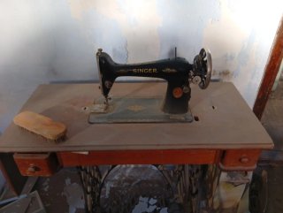 Máquina de coser Singer antigua