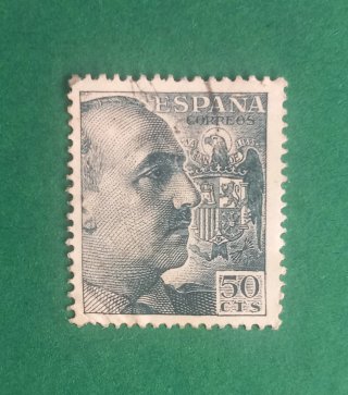Sello España Correos 50 cts Franco