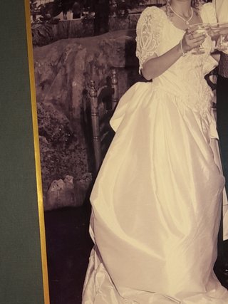 Vestido de Novia Talla 38 con Cola