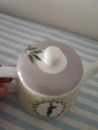 Teiera Porcellana Ulster Weavers Design Vintage