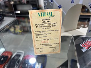 Vitesse Peugeot 206 WRC 1/43 Metal Grey 2315