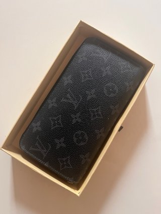 Portafoglio stile Louis Vuitton Nero/Grigio