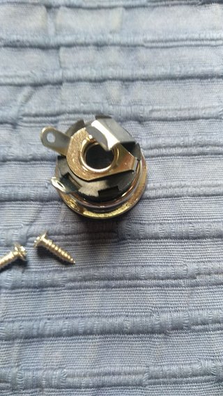 Jack Cazoleta Telecaster + 2 Tornillos
