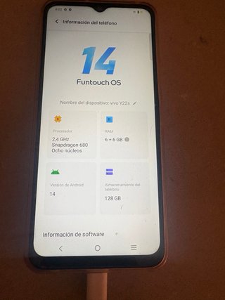 Vivo Y22s Nero/Oro