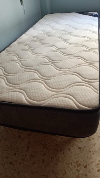 Cama 80cm: Colchón + Somier Plegable