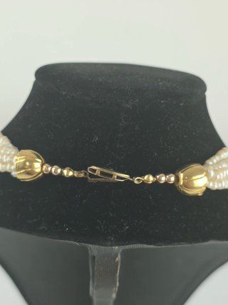 Collana donna vintage stile torchon anni '60