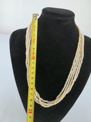 Collana donna vintage stile torchon anni '60
