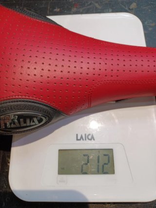 Sillín Selle Italia Rojo
