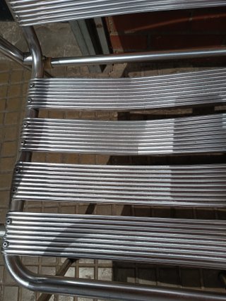 8 Sillas Aluminio Apilables