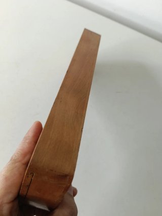 Antico astuccio in legno per penne
