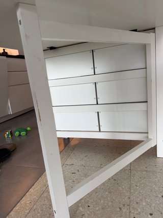 Mesa comedor IKEA NORDEN blanca extensible