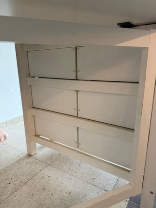 Mesa comedor IKEA NORDEN blanca extensible