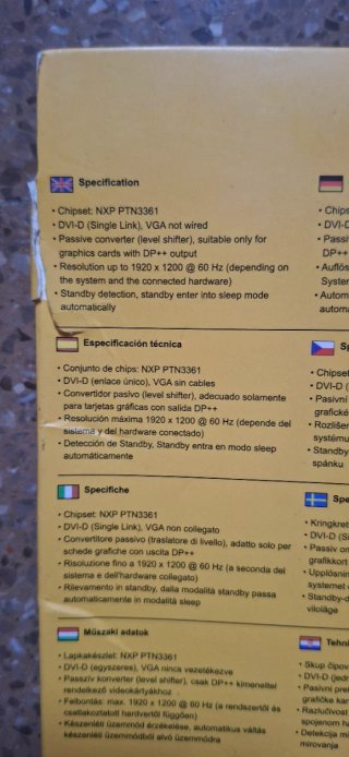 Adaptador Delock Mini DisplayPort a DVI