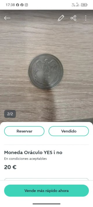 Moneda Oráculo si/ no