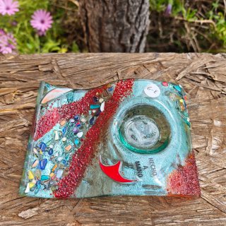 Portavelas artesanales Fusing
