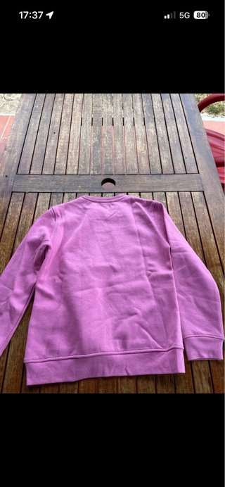 Sudadera Boomerang rosa con estampado