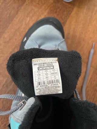 Botas invierno niño/a azul y negro