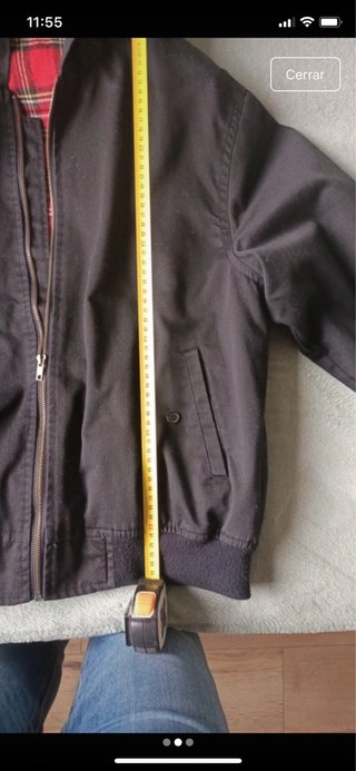 Chaqueta Harrington Brandit Negra