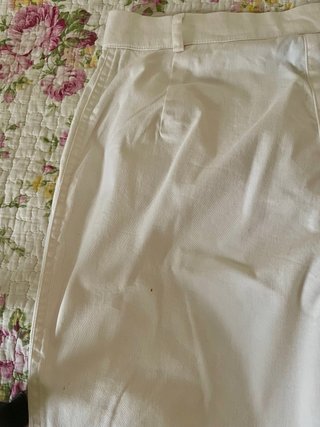 Pantalón recto blanco Luisa Viola