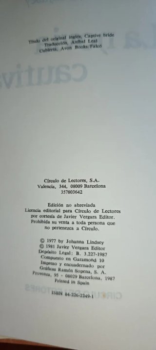 La novia cautiva