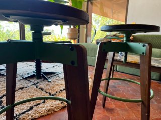 Taburetes altos estilo industrial (como nuevos!)