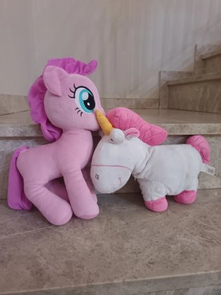 Peluche Unicornio Gru y My Little Pony