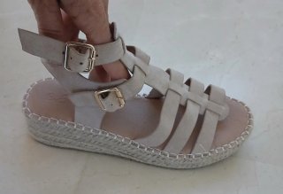 Sandalias Beige Talla 38