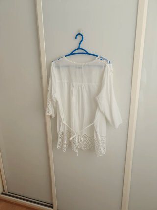 Blusa Mango Encaje Talla S