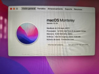 MacBook Air 2017 in vendita in buone condizioni