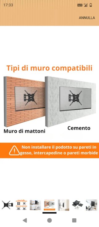 Supporto TV 14-55 pollici, 50kg estensibile