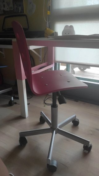 Sillas infantiles IKEA Rosa Azul.Perchas de regalo