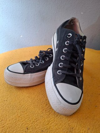 Converse All Star Plataforma Negras
