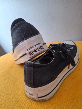 Converse All Star Plataforma Negras