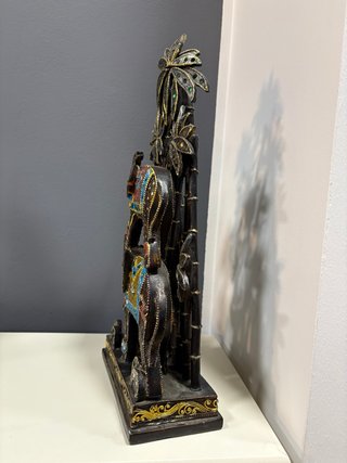 Statua elefanti decorata
