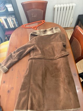 Abrigo piel mujer Gerard Darel marrón