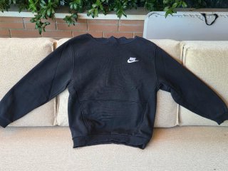 Sudadera Nike Negra Talla 147-158 cm